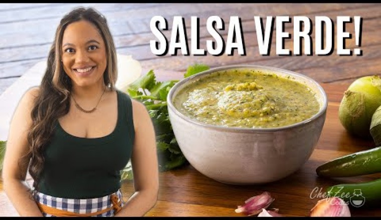 Mexican Salsa Verde (Roasted Tomatillo Salsa)