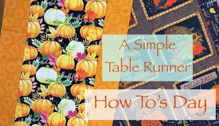 Thanksgiving 20 Minute Table Runner