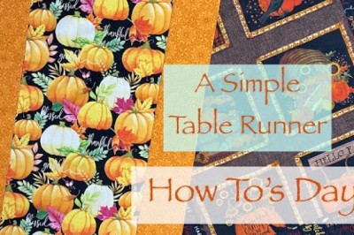 Thanksgiving 20 Minute Table Runner