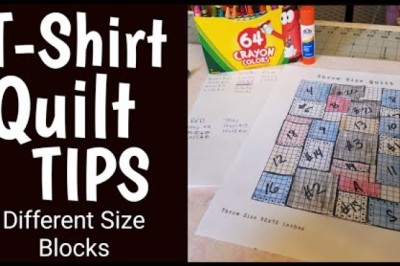 Tips for T-Shirt Quilts With Different Size Blocks