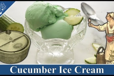 Victorian Cucumber Ice Cream and The Queen of Ices