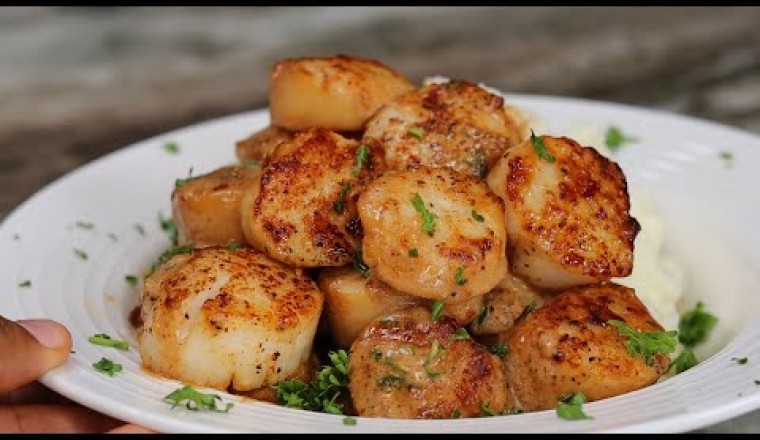 Creamy Garlic Butter Scallops