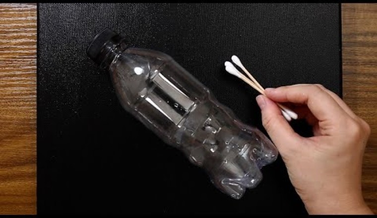 Plastic Bottle Acrylic Painting For Beginners