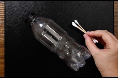 Plastic Bottle Acrylic Painting For Beginners