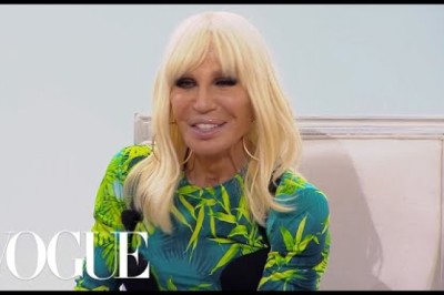 Donatella Versace on JLo's Dress, American Politics and Being Compared to Gianni