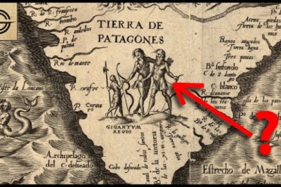 Why are there Giants in South America on Old Maps?