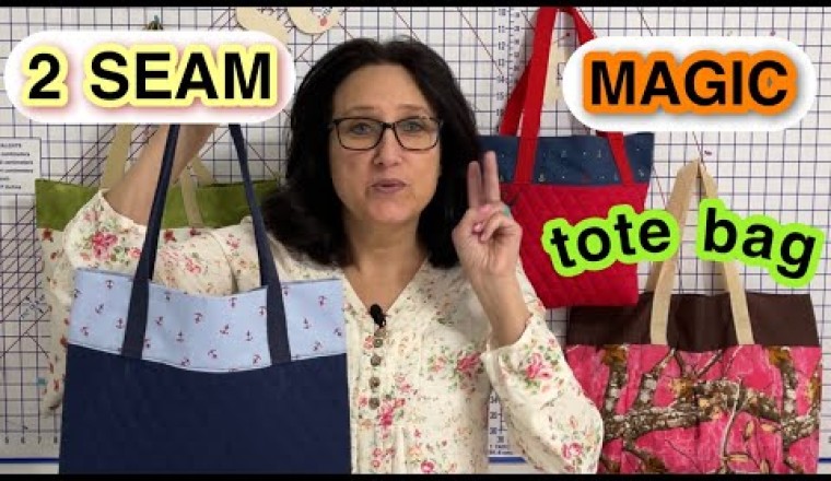 Making A Two Seam Tote Bag
