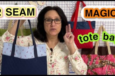 Making A Two Seam Tote Bag