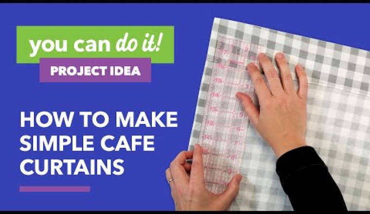 Sew Simple Cafe Curtains