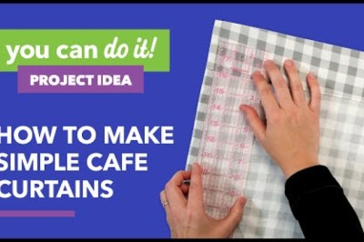 Sew Simple Cafe Curtains