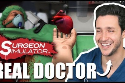 Real Doctor Plays SURGEON SIMULATOR!