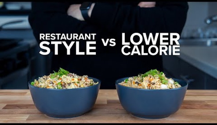 How to make Lower Calorie Fried Rice that still tastes good.