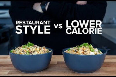 How to make Lower Calorie Fried Rice that still tastes good.