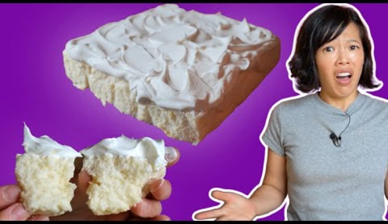 2-Ingredient NO BAKE Apple Cloud Cake