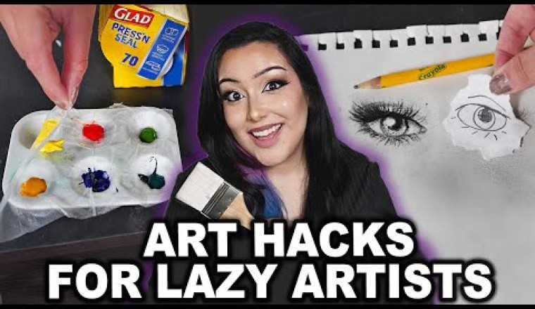 9 Art Hacks For LAZY Artists