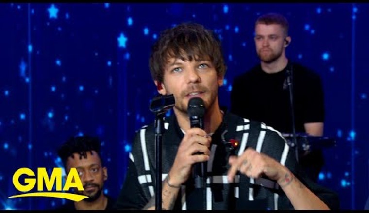 Louis Tomlinson performs 'Bigger Than Me' on 'GMA'