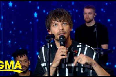Louis Tomlinson performs 'Bigger Than Me' on 'GMA'