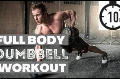 10 Minute Full Body Workout With Dumbells