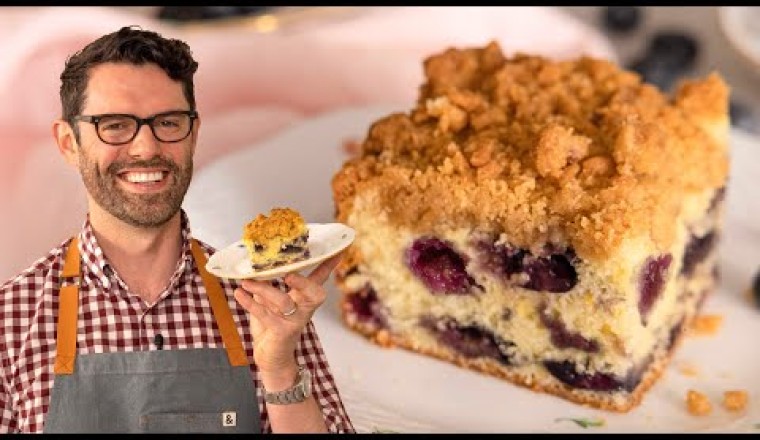 Easy Blueberry Coffee Cake Recipe