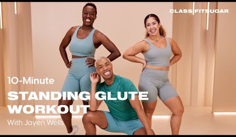 10-Minute Standing Glute Workout With Jayen Wells