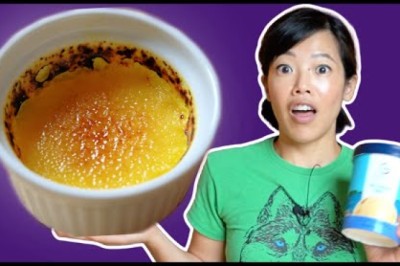Magic 3-Ingredient Ice Cream Crème Brûlée