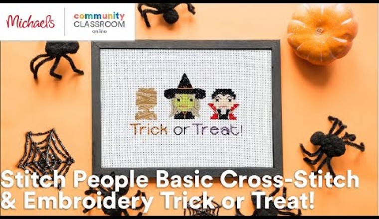 Trick or Treat - Basic Cross-Stich Class