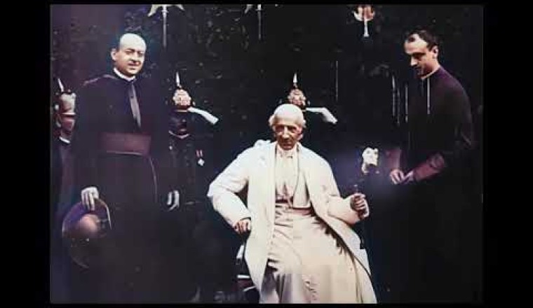 Earliest-Born Person Ever Captured on Film. Pope Leo XIII.