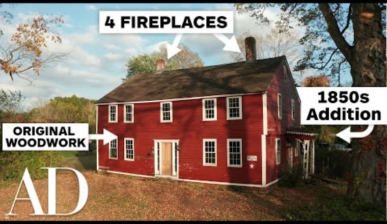 Touring An Abandoned Colonial Home From The 1700's Ready For Renovation