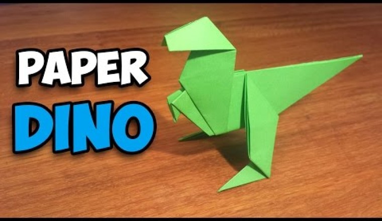 How To Make an Easy Origami Dinosaur
