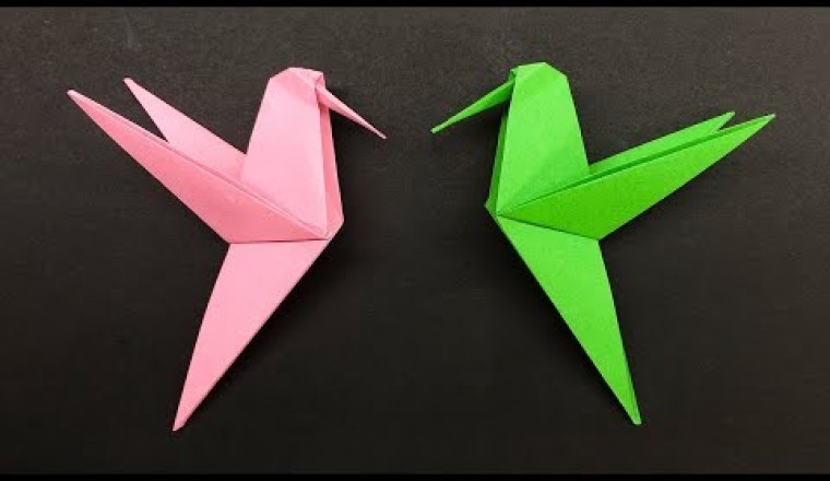How to make Origami Hummingbird