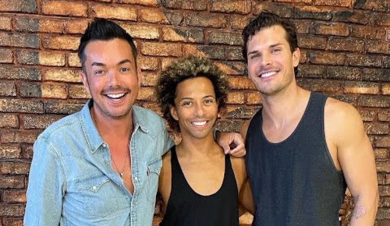 Dancing with the Stars rehearsal with Shangela and Gleb Savchenko