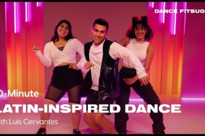 10-Minute All-Levels Latin-Inspired Dance Cardio With Luis Cervantes