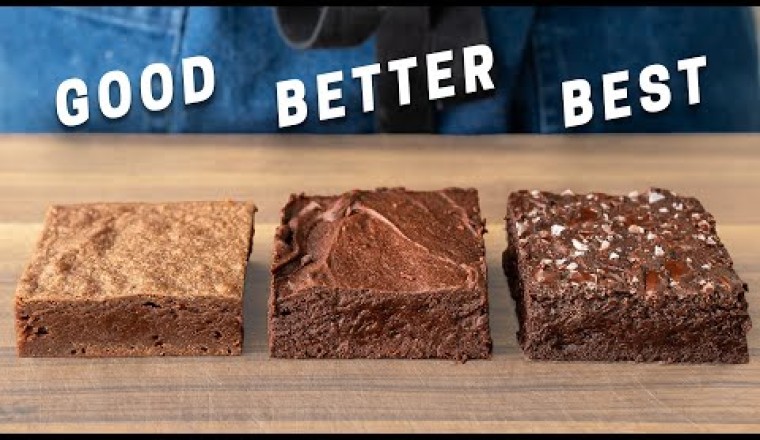 Fudgy Brownies 3 Ways