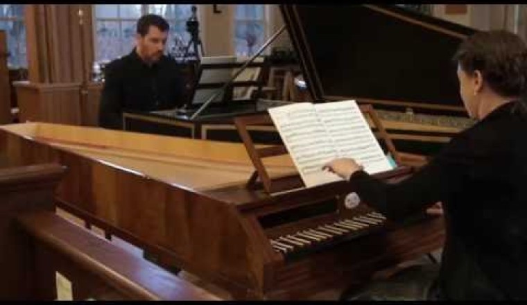 J.C. Bach - G major Sonata for two keyboards Allegro