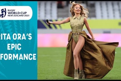 Rita Ora opens RWC2021 with an exclusive performance!