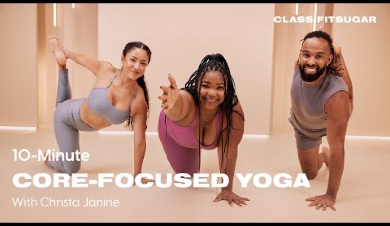 10-Minute Core-Focused Yoga Workout With Christa Janine