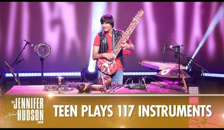 World Record-Breaking Teen Musician Neil Nayyar Can Play 117 Instruments!