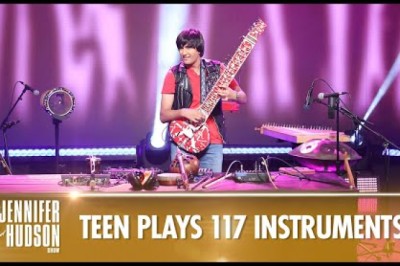 World Record-Breaking Teen Musician Neil Nayyar Can Play 117 Instruments!