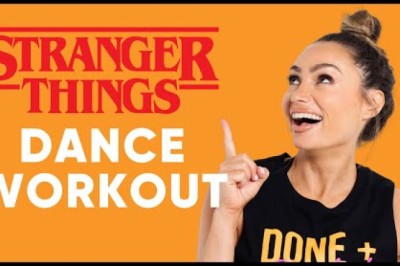 20 Min Stranger Things Themed Dance Workout! 80s Mix