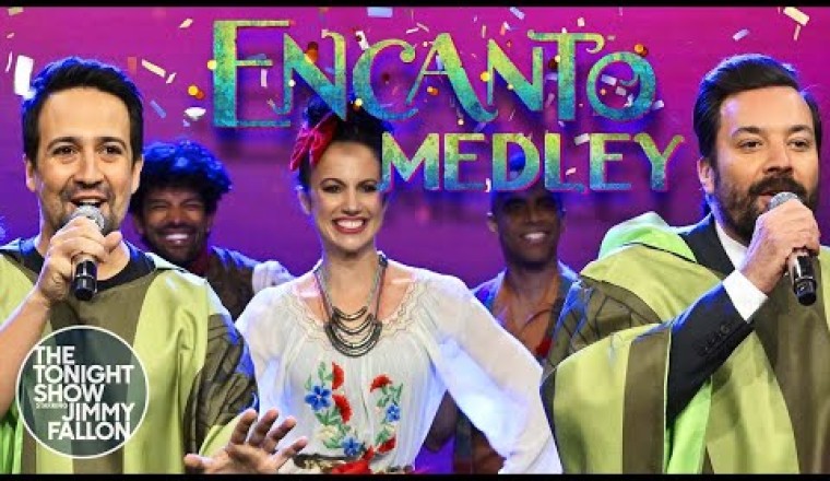 Lin-Manuel Miranda and Jimmy Perform a Medley of Encanto Songs