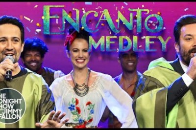 Lin-Manuel Miranda and Jimmy Perform a Medley of Encanto Songs
