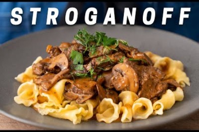 Classic Comforting Beef Stroganoff with Buttered Noodles