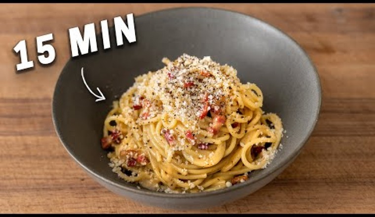 Easy Carbonara in 15 Minutes