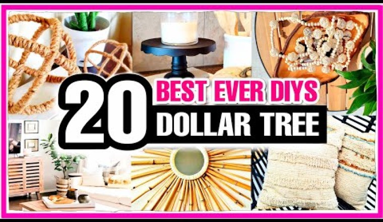 20 High End Dollar Tree DIY Room Decor Ideas