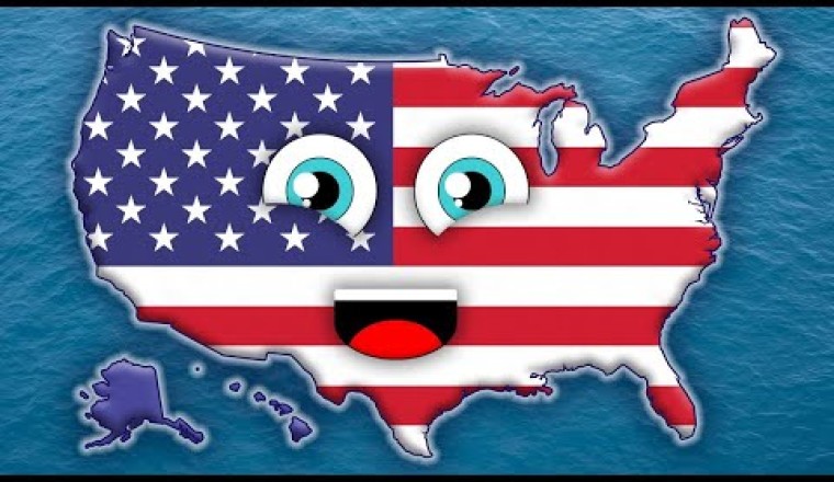 50 States Song - USA States and Capitals Song