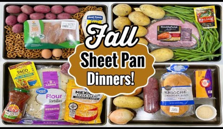 5 CHEAP and FANCY Sheet Pan Dinners