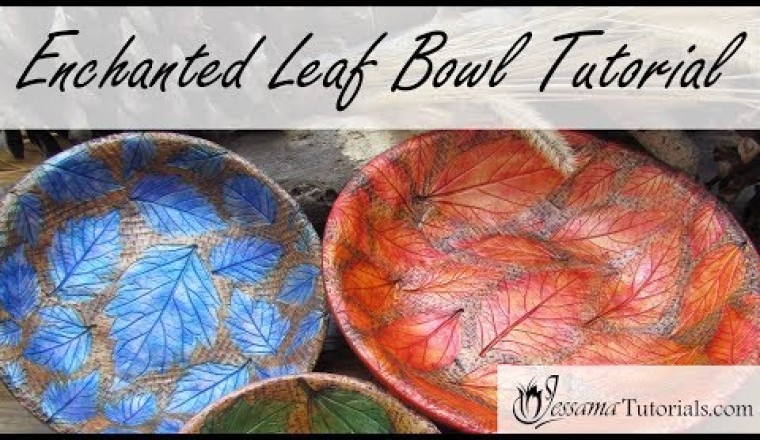 Polymer Clay Project: Enchanted Leaf Bowl Tutorial