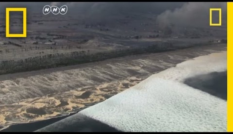 Rare Video: Japan Tsunami