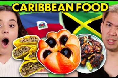 Americans Try Caribbean Street Food For The First Time!