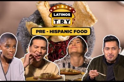 Latinos Try: Pre-Hispanic Foods with the cast of Black Panther: Wakanda Forever
